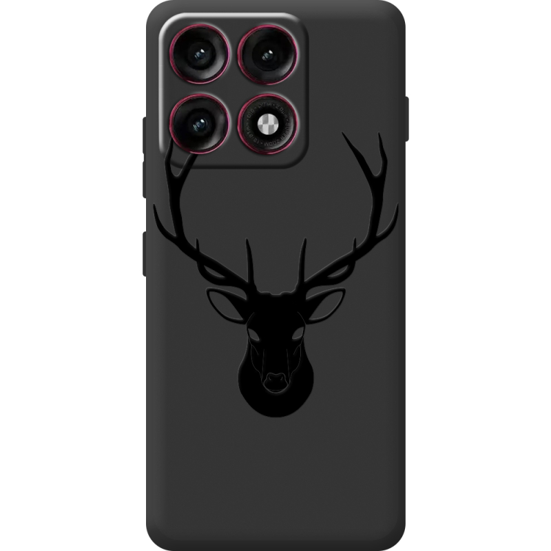 Чорний чохол BoxFace Moto Edge 70 Pro Deer