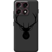 Чорний чохол BoxFace Moto Edge 70 Pro Deer