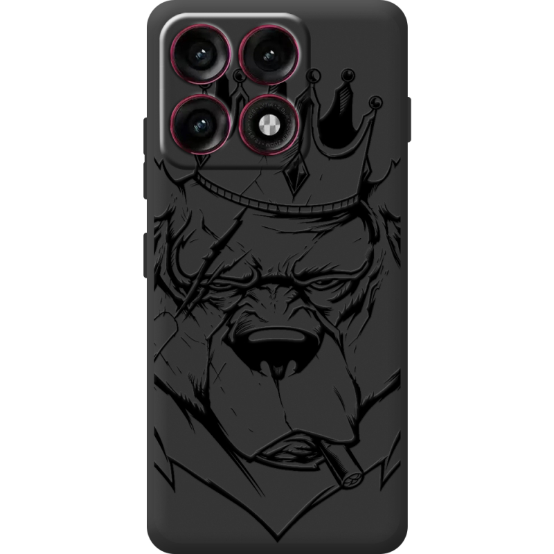 Чорний чохол BoxFace Moto Edge 70 Pro Bear King