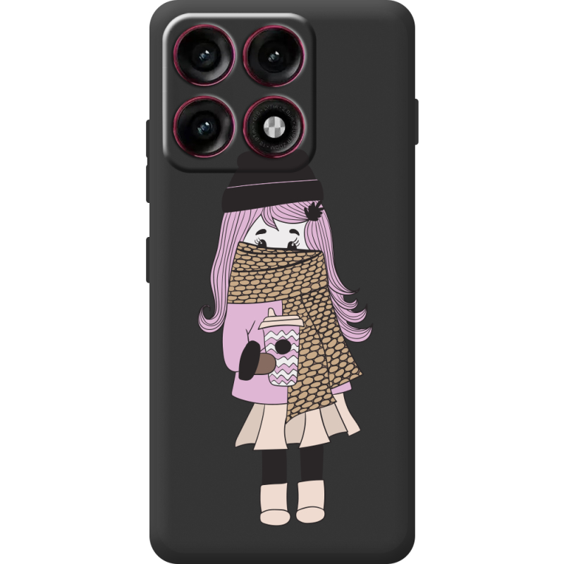 Прозорий чохол BoxFace Moto Edge 70 Pro Winter Morning Girl