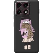 Прозорий чохол BoxFace Moto Edge 70 Pro Winter Morning Girl