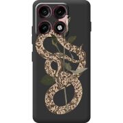Прозорий чохол BoxFace Moto Edge 70 Pro Glamor Snake