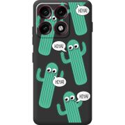 Прозорий чохол BoxFace Moto Edge 70 Pro с 3D-глазками HIYA