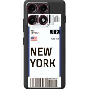 Прозорий чохол BoxFace Moto Edge 70 Pro Ticket New York