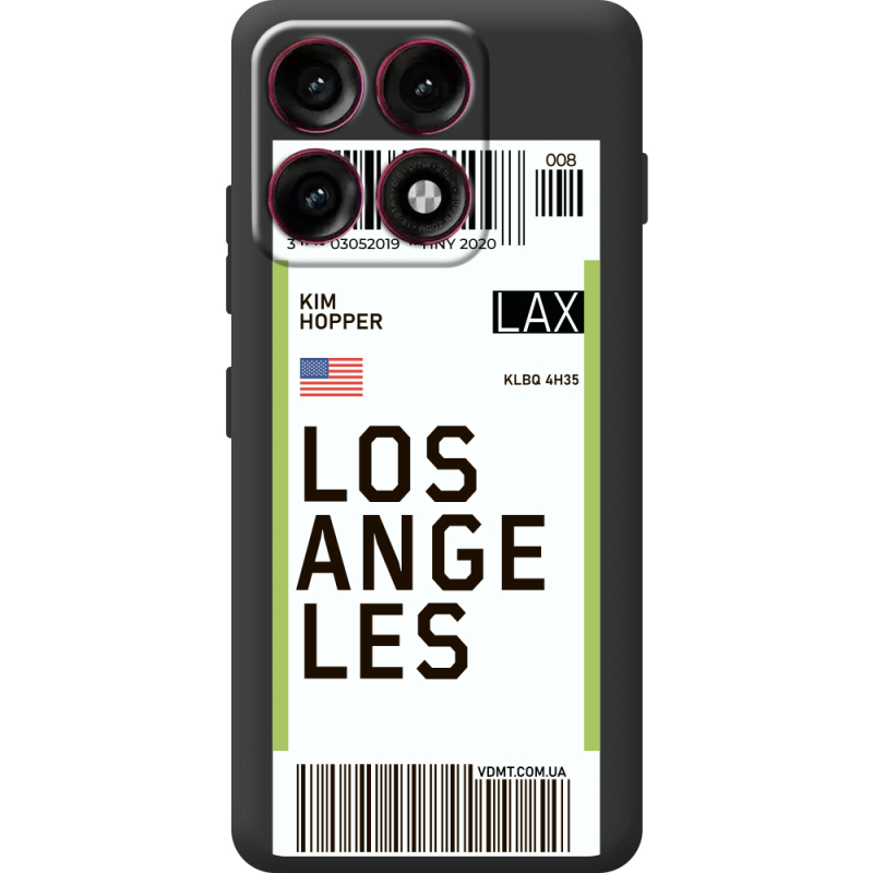 Прозорий чохол BoxFace Moto Edge 70 Pro Ticket Los Angeles