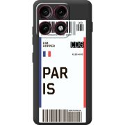 Прозорий чохол BoxFace Moto Edge 70 Pro Ticket Paris