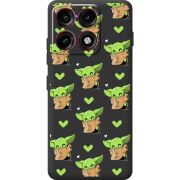 Прозорий чохол BoxFace Moto Edge 70 Pro Pattern Baby Yoda