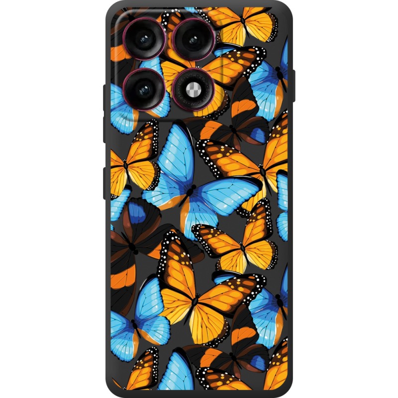 Прозорий чохол BoxFace Moto Edge 70 Pro Butterfly Morpho