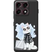 Прозорий чохол BoxFace Moto Edge 70 Pro Cat Style