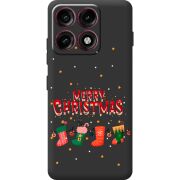 Прозорий чохол BoxFace Moto Edge 70 Pro Merry Christmas