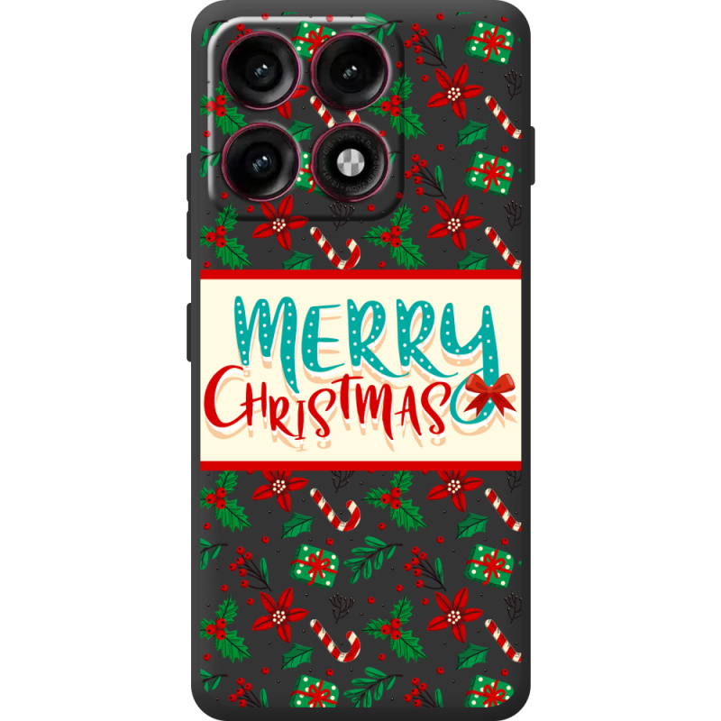 Прозорий чохол BoxFace Moto Edge 70 Pro Vintage Christmas Pattern