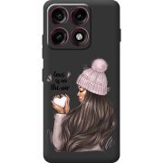 Прозорий чохол BoxFace Moto Edge 70 Pro love is in the air