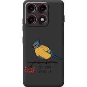 Прозорий чохол BoxFace Moto Edge 70 Pro Синиця і калина