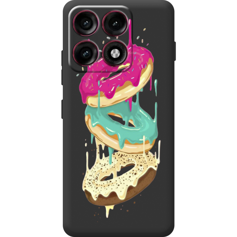 Прозорий чохол BoxFace Moto Edge 70 Pro Donuts