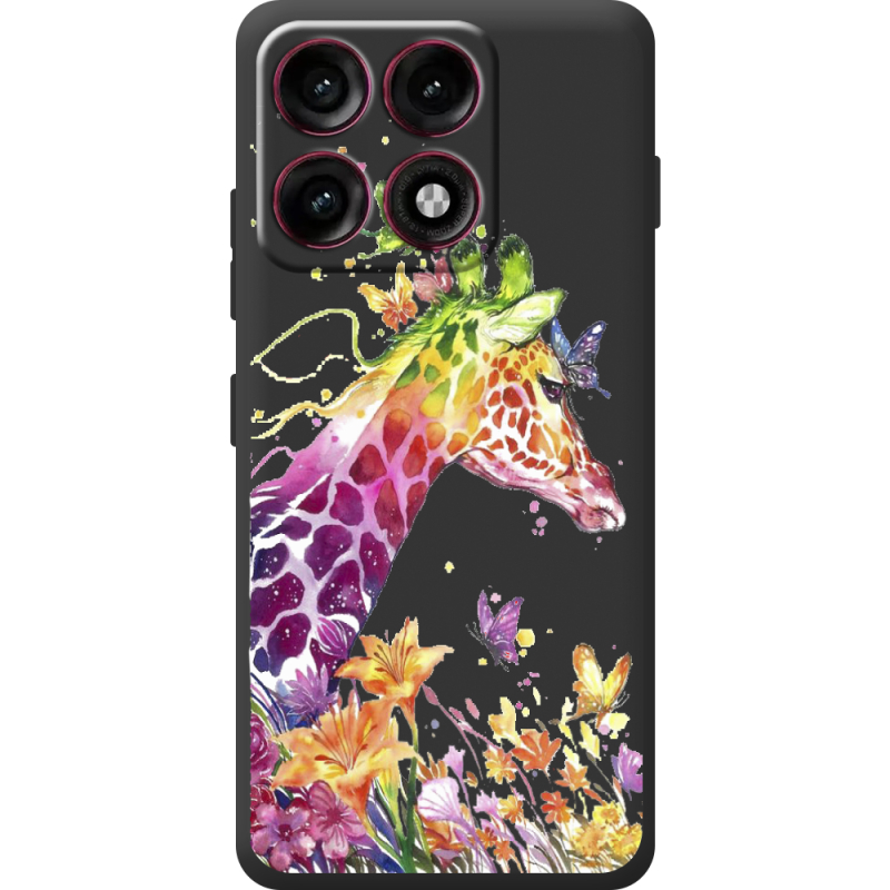 Прозорий чохол BoxFace Moto Edge 70 Pro Colorful Giraffe