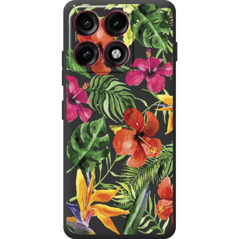Прозорий чохол BoxFace Moto Edge 70 Pro Tropical Flowers