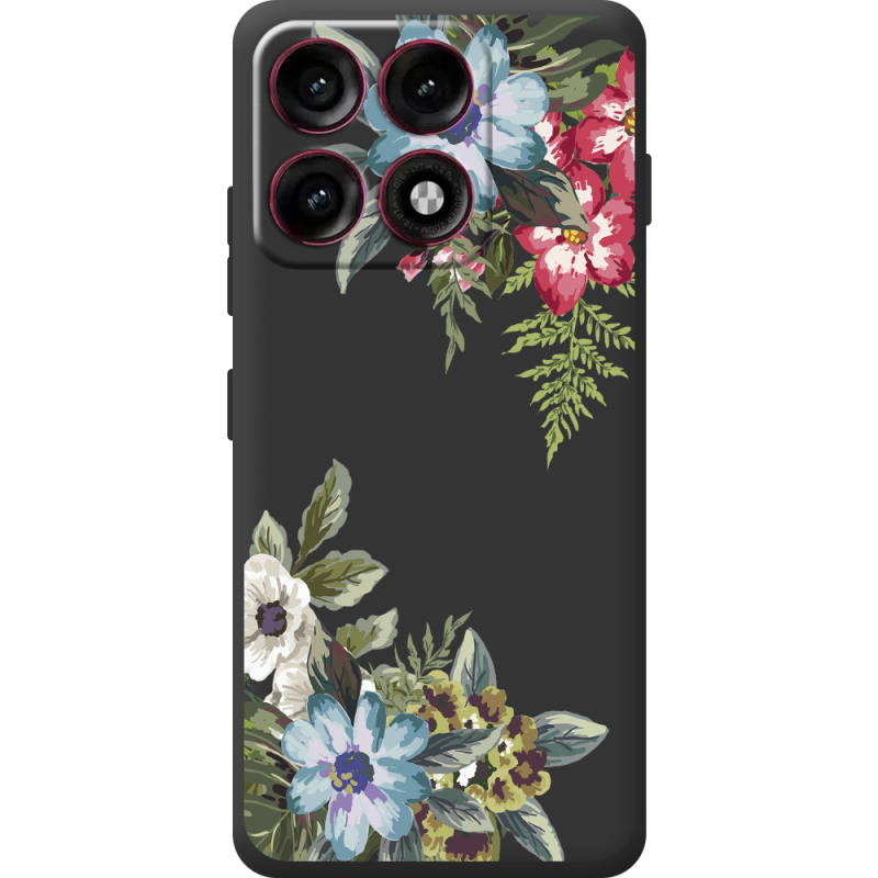 Прозорий чохол BoxFace Moto Edge 70 Pro Floral