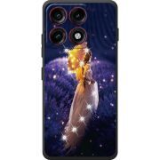 Чохол зі стразами Moto Edge 70 Pro Girl with Umbrella