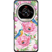 Чохол BoxFace Nubia Focus 2 Ultra Birds and Flowers