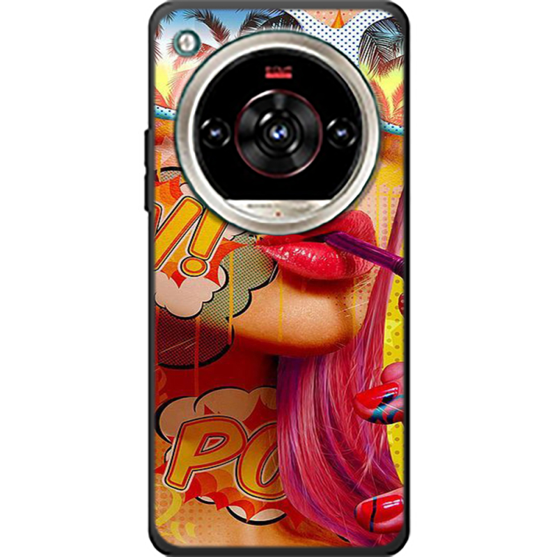 Чохол BoxFace Nubia Focus 2 Ultra Yellow Girl Pop Art