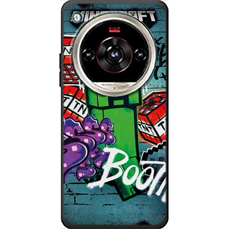 Чохол BoxFace Nubia Focus 2 Ultra Minecraft Graffiti