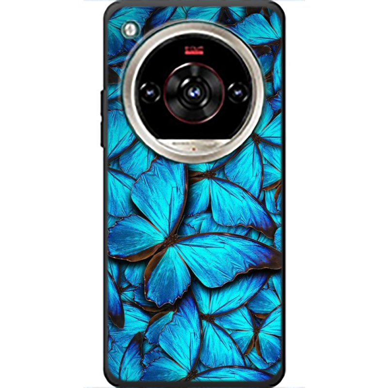 Чохол BoxFace Nubia Focus 2 Ultra лазурные бабочки