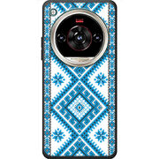 Чохол BoxFace Nubia Focus 2 Ultra Блакитний Орнамент