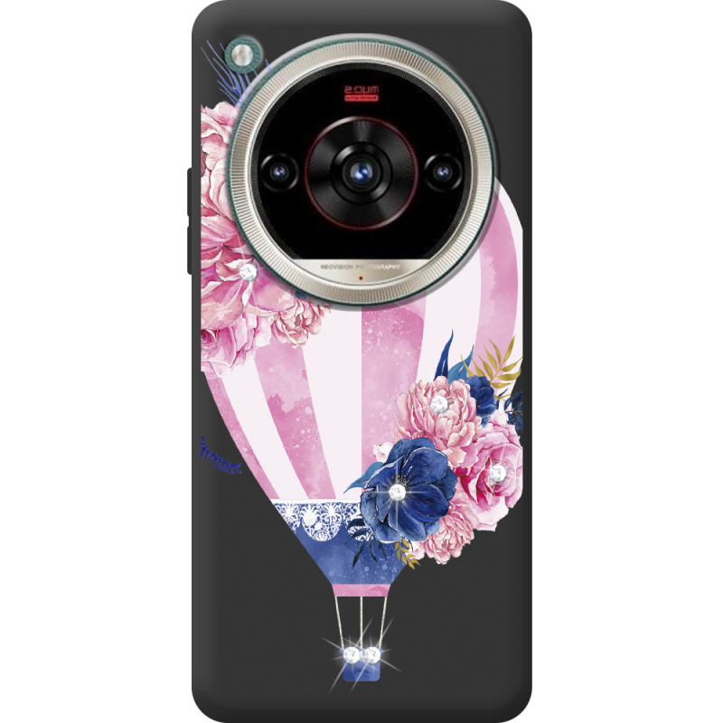 Чохол зі стразами Nubia Focus 2 Ultra Pink Air Baloon