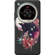 Чохол зі стразами Nubia Focus 2 Ultra Cat in Flowers