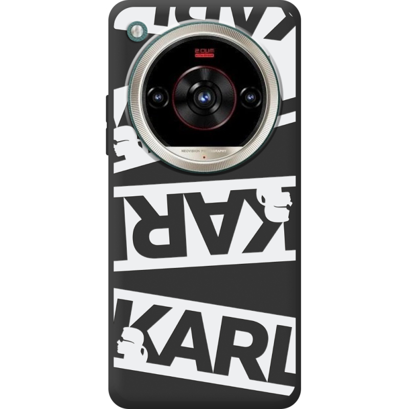 Чорний чохол BoxFace Nubia Focus 2 Ultra White Karl