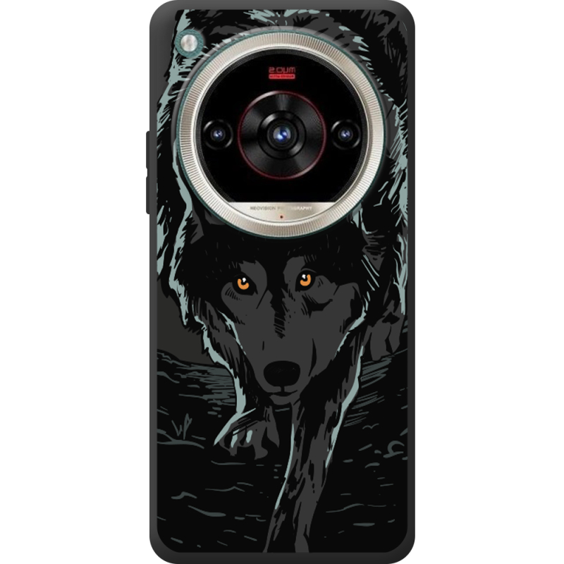 Чорний чохол BoxFace Nubia Focus 2 Ultra Wolf