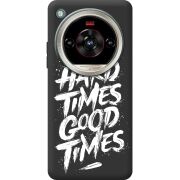 Чорний чохол BoxFace Nubia Focus 2 Ultra Hard Times Good Times