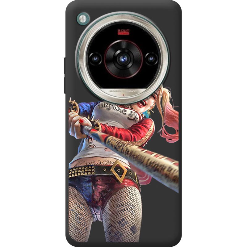 Чорний чохол BoxFace Nubia Focus 2 Ultra Happy Harley Quinn