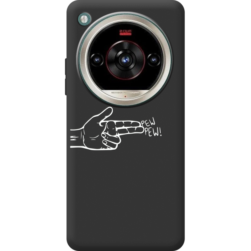 Чорний чохол BoxFace Nubia Focus 2 Ultra Pew Pew