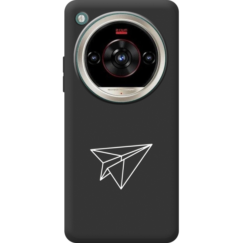 Чорний чохол BoxFace Nubia Focus 2 Ultra Paper Plane