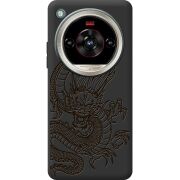 Чорний чохол BoxFace Nubia Focus 2 Ultra Chinese Dragon