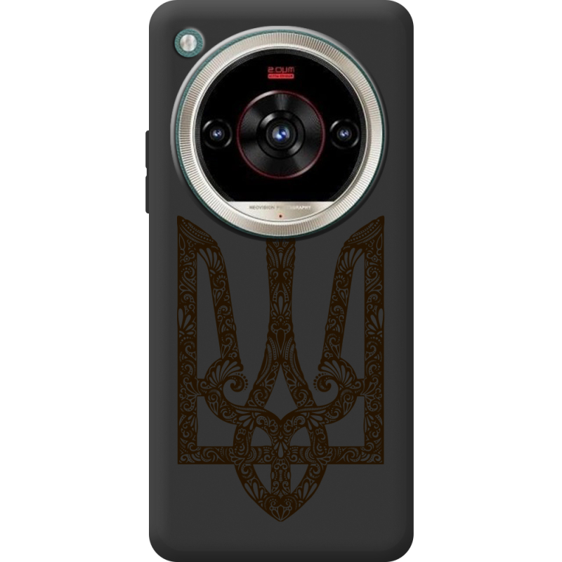 Чорний чохол BoxFace Nubia Focus 2 Ultra Ukrainian Trident