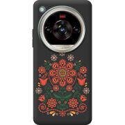 Чорний чохол BoxFace Nubia Focus 2 Ultra Ukrainian Ornament