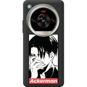 Чорний чохол BoxFace Nubia Focus 2 Ultra Attack On Titan - Ackerman
