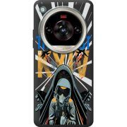 Чорний чохол BoxFace Nubia Focus 2 Ultra Привид Києва в дії