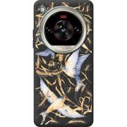 Чорний чохол BoxFace Nubia Focus 2 Ultra Ластівки