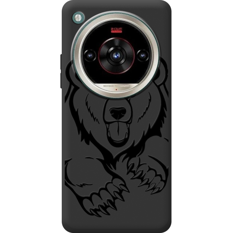 Чорний чохол BoxFace Nubia Focus 2 Ultra Grizzly Bear