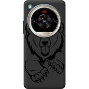 Чорний чохол BoxFace Nubia Focus 2 Ultra Grizzly Bear