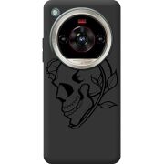 Чорний чохол BoxFace Nubia Focus 2 Ultra Skull and Roses