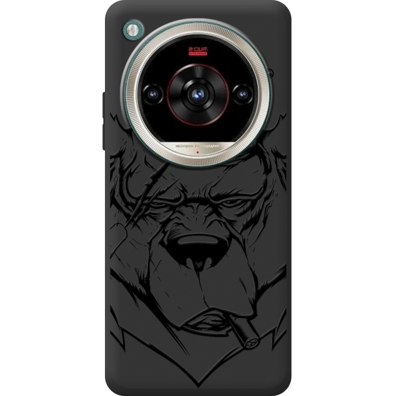 Чорний чохол BoxFace Nubia Focus 2 Ultra Bear King