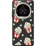 Прозорий чохол BoxFace Nubia Focus 2 Ultra с 3D-глазками Popcorn