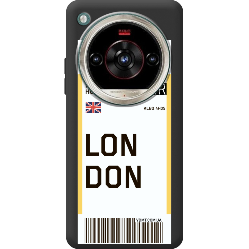 Прозорий чохол BoxFace Nubia Focus 2 Ultra Ticket London