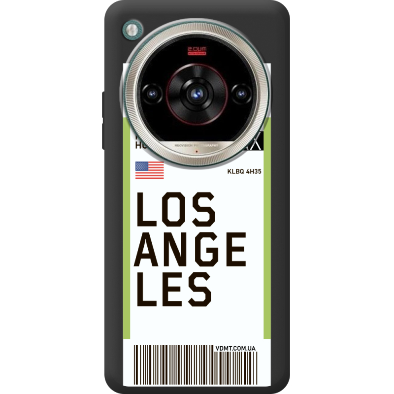 Прозорий чохол BoxFace Nubia Focus 2 Ultra Ticket Los Angeles