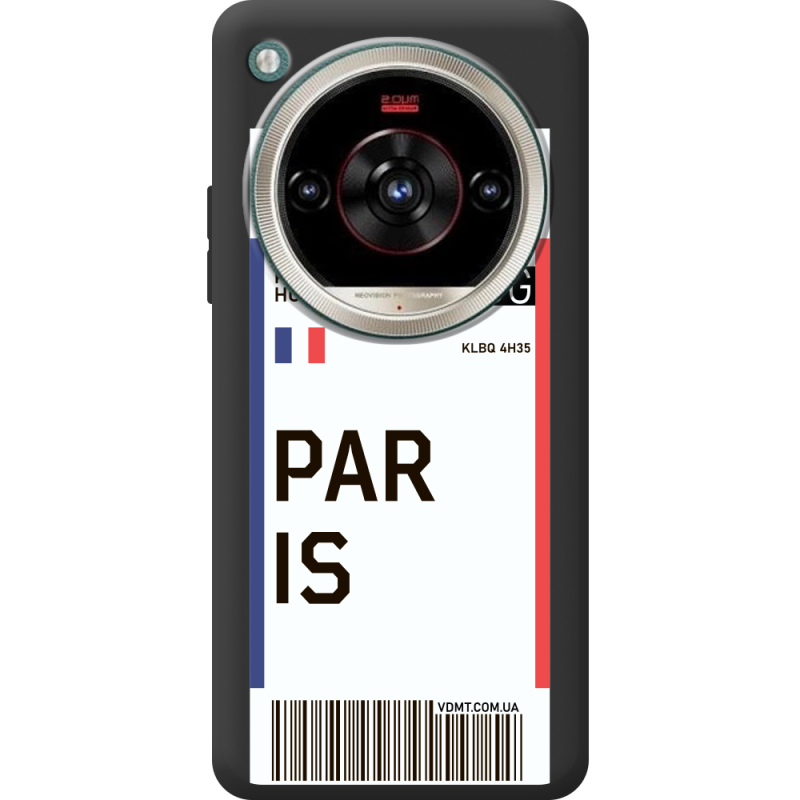 Прозорий чохол BoxFace Nubia Focus 2 Ultra Ticket Paris