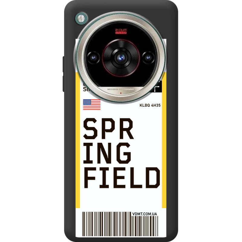 Прозорий чохол BoxFace Nubia Focus 2 Ultra Ticket Springfield